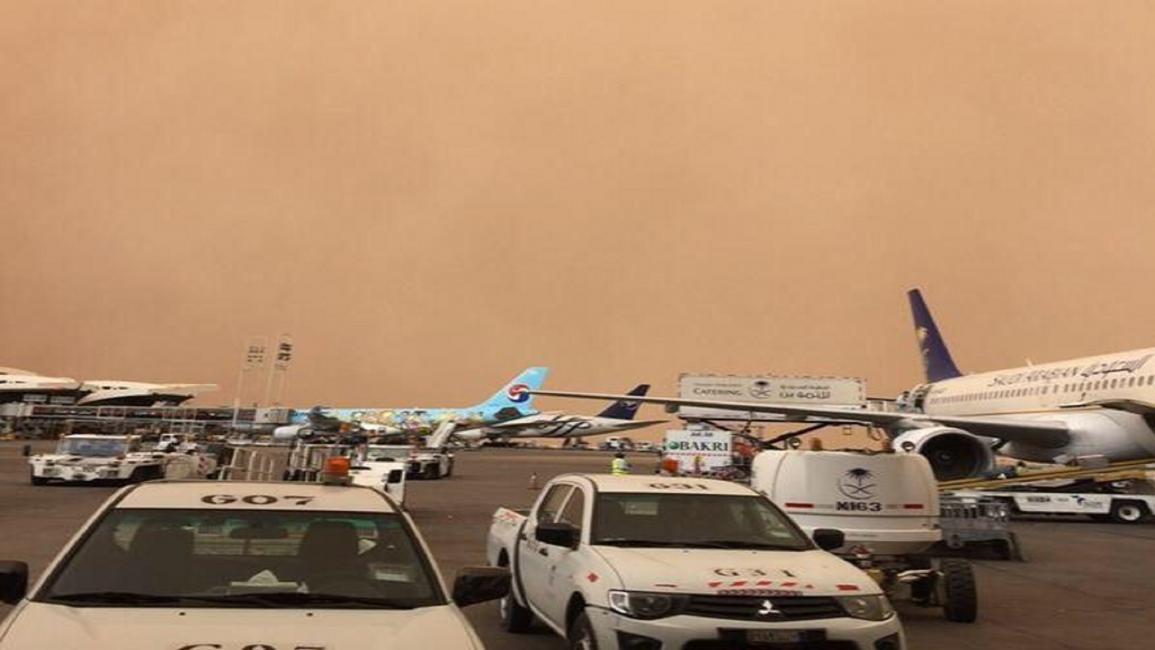عاصفة ترابية في السعودية 1-8-2015 (العربي الجديد)
