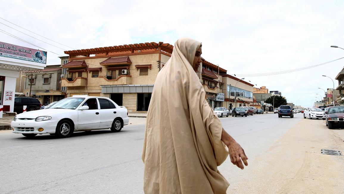 امرأة ليبية في بنغازي- فرانس برس