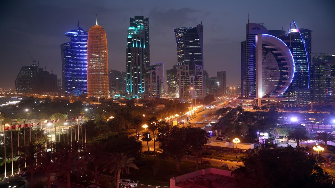 العاصمة القطرية الدوحة ليلا (باريس أورال/الأناضول)