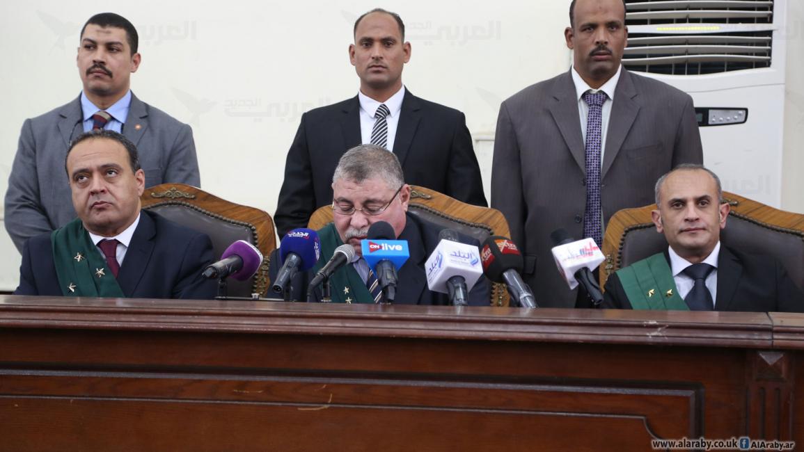 محكمة جنايات القاهرة برئاسة المستشار حسن فريد(العربي الجديد)