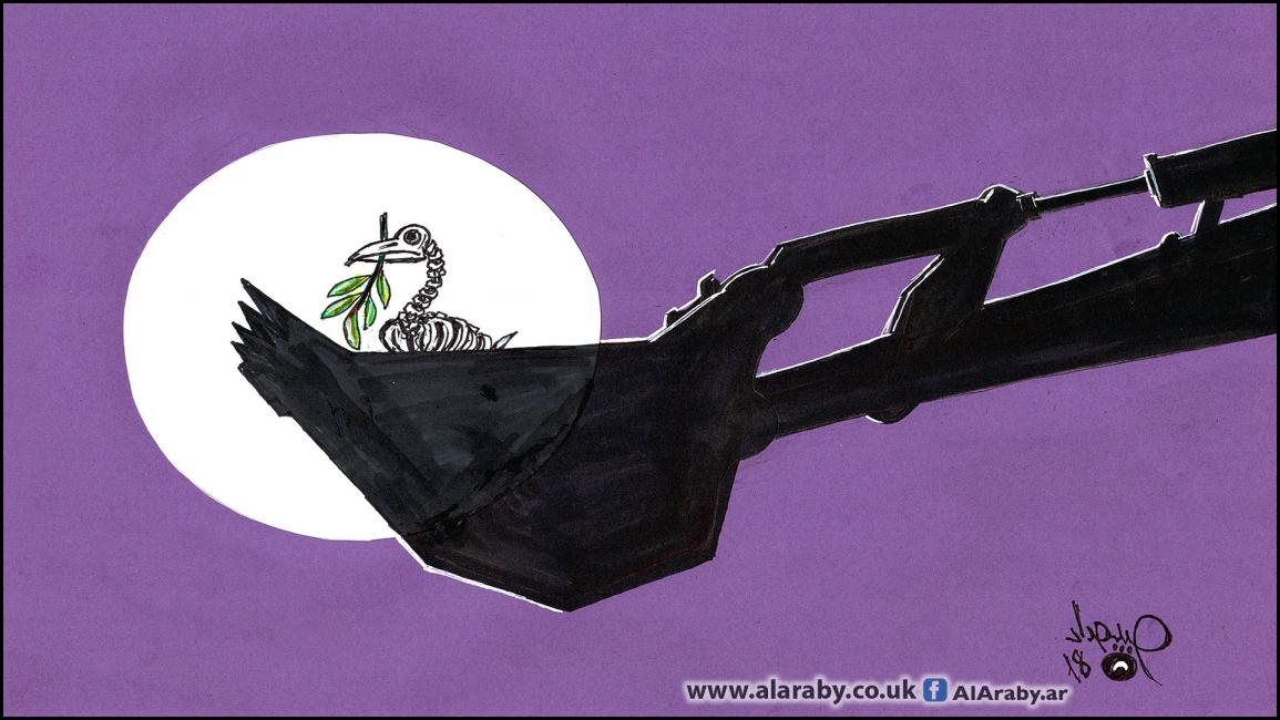 كاريكاتير اتفاق اوسلو / حبيب