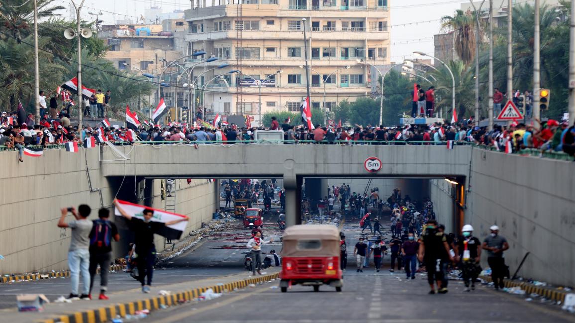 سياسة/احتجاجات العراق/(مرتضى سوداني/الأناضول)