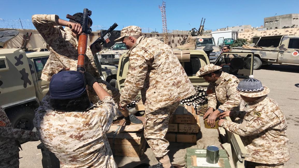 حكومة الوفاق تواصل إرسال تعزيزاتها العسكرية (الأناضول)