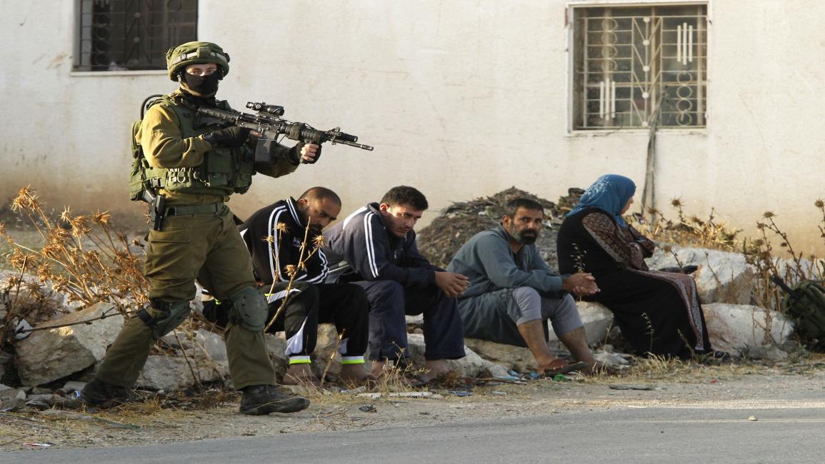 عنف الجيش الإسرائيلي ضد الفلسطينيين (حازم بدر/فرانس برس)