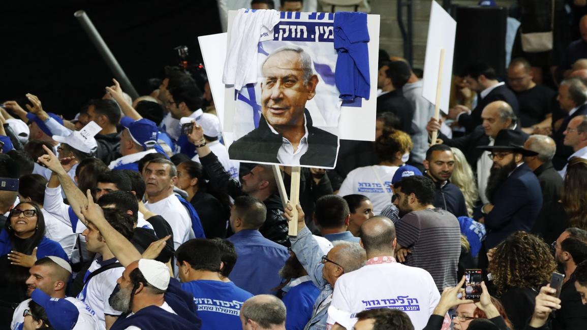 إسرائيل/انتخابات الكنيست/بنيامين نتنياهو/جاك غويز/فرانس برس
