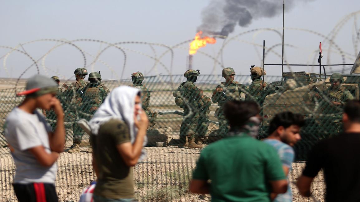 تعزيزات عسكرية إلى جنوب العراق (محمد علي/فرانس برس)