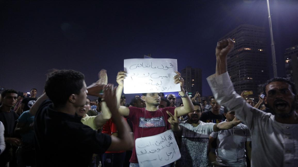 اعتقل مئات المصريين في أعقاب انتفاضة سبتمبر (فرانس برس)