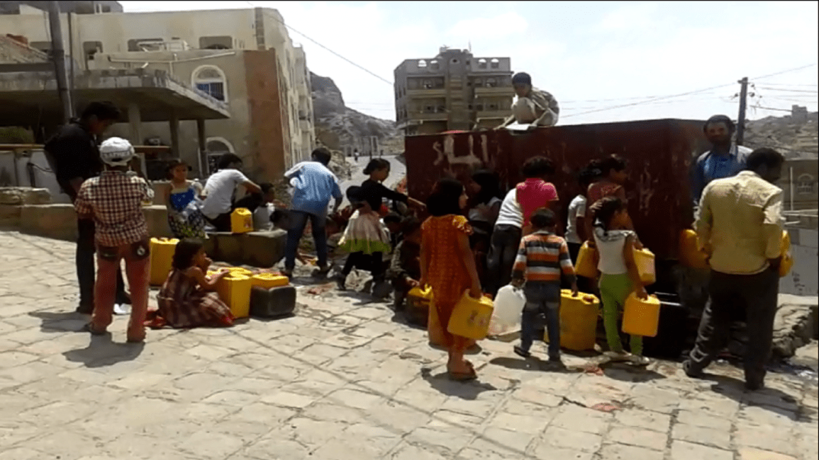 أزمة المياه في مدينة تعز اليمنية