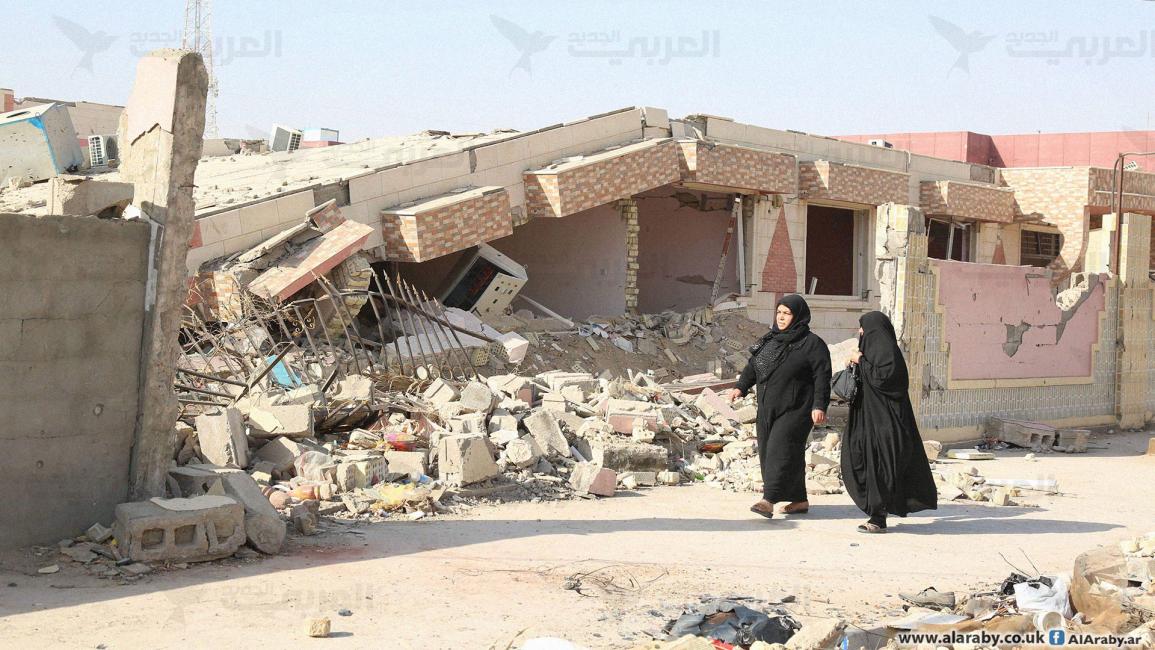 الدمار في مدينة الرمادي في محافظة الأنبار العراقية(العربي الجديد)