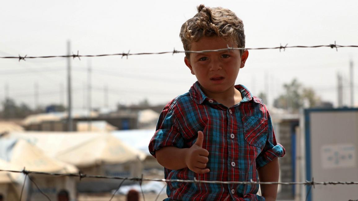 طفل عراقي نازح - العراق - مجتمع - 20/8/2017