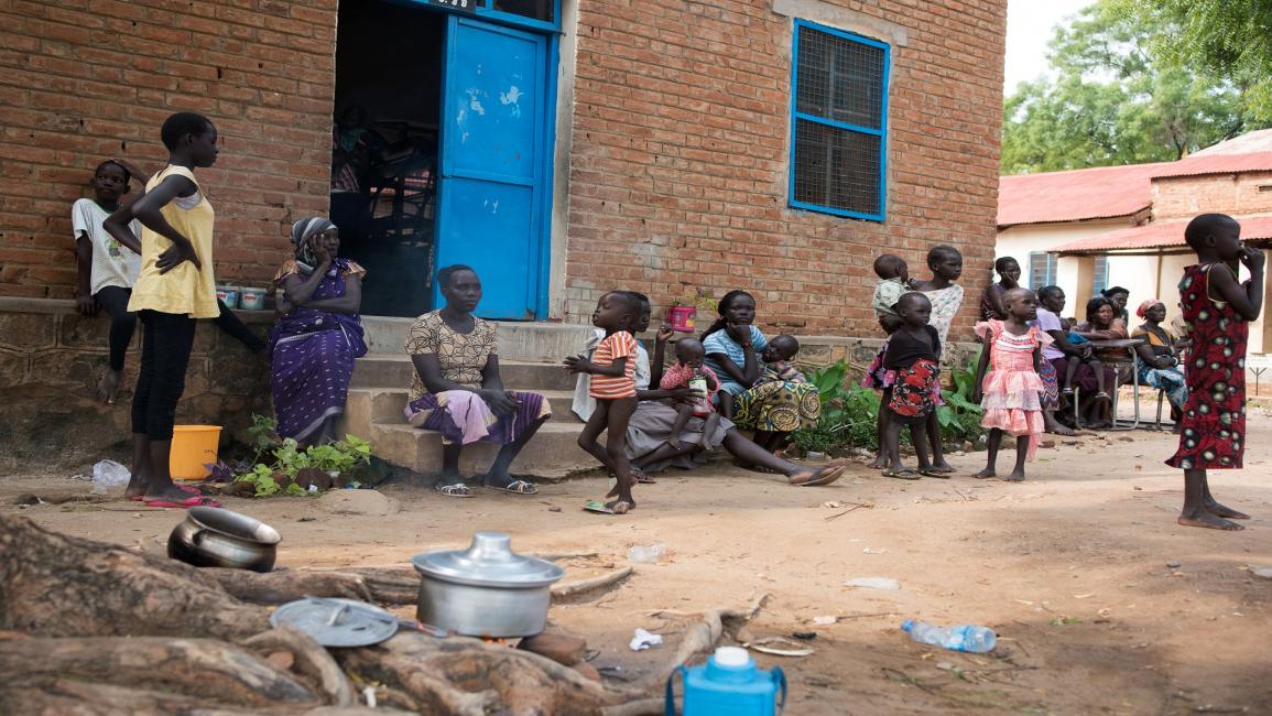 عائلات هاربة من الحرب في جنوب السودان 1