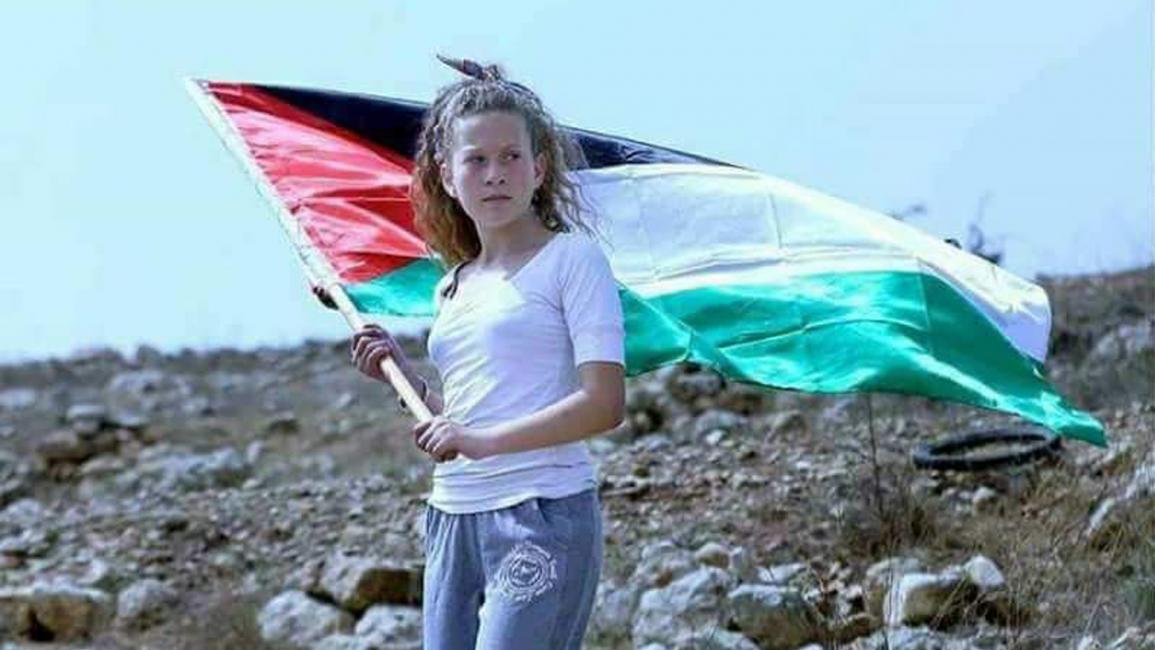 عهد التميمي\فلسطين\تويتر