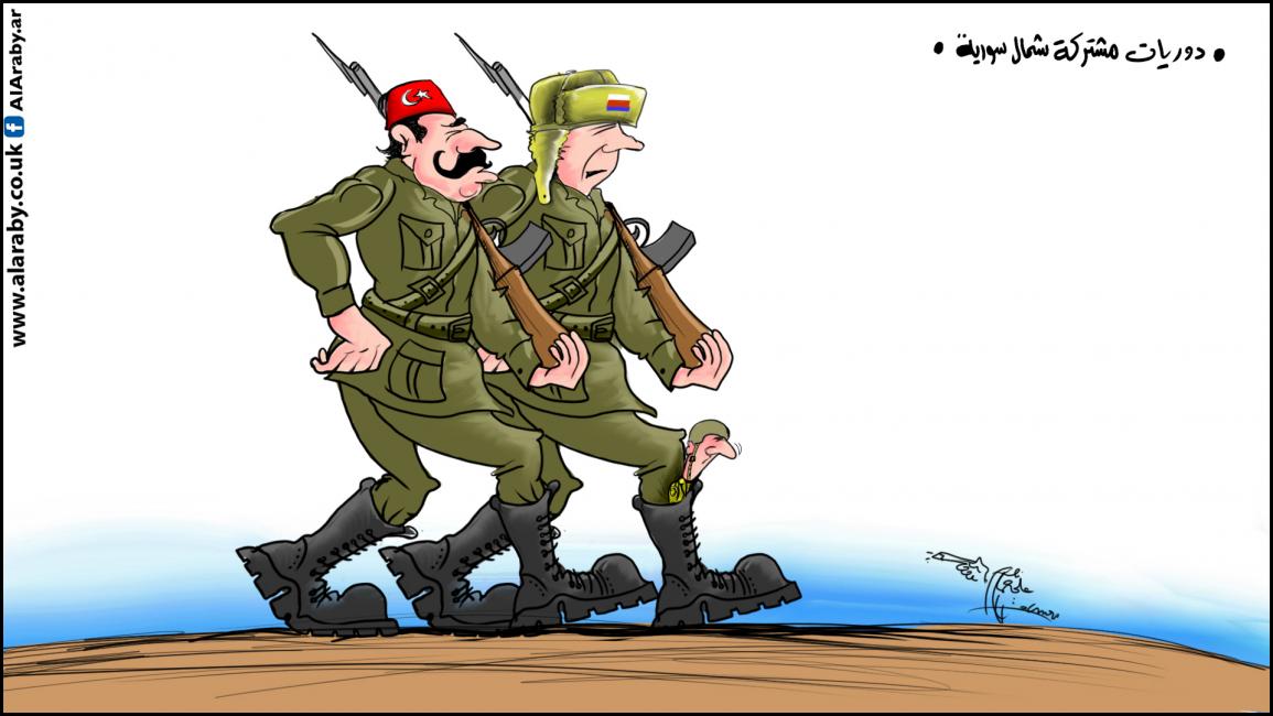 كاريكاتير دوريات مشتركة / حمرة
