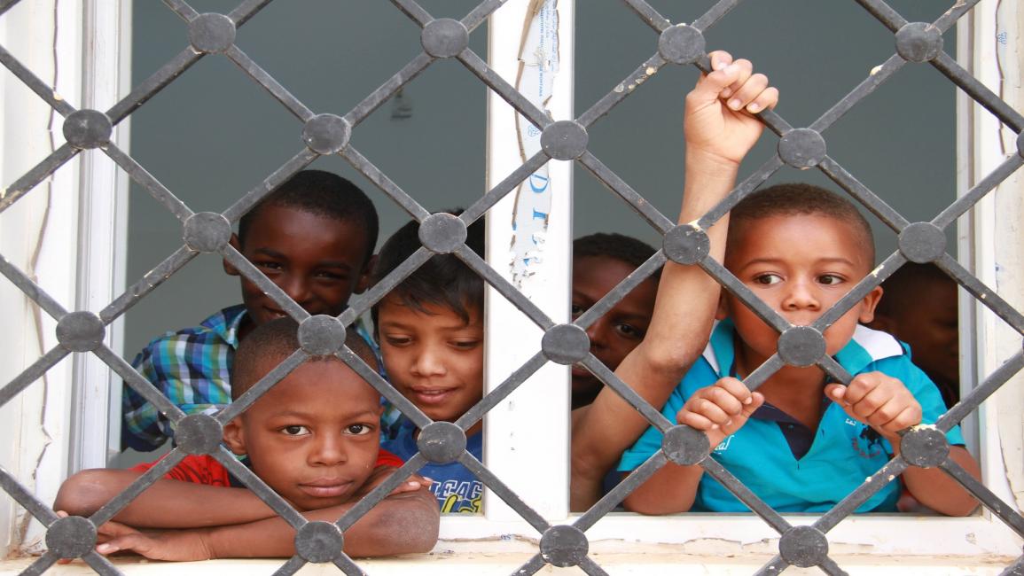 أطفال في مدينة سرت الليبية (حسام تركيا/فرانس برس)