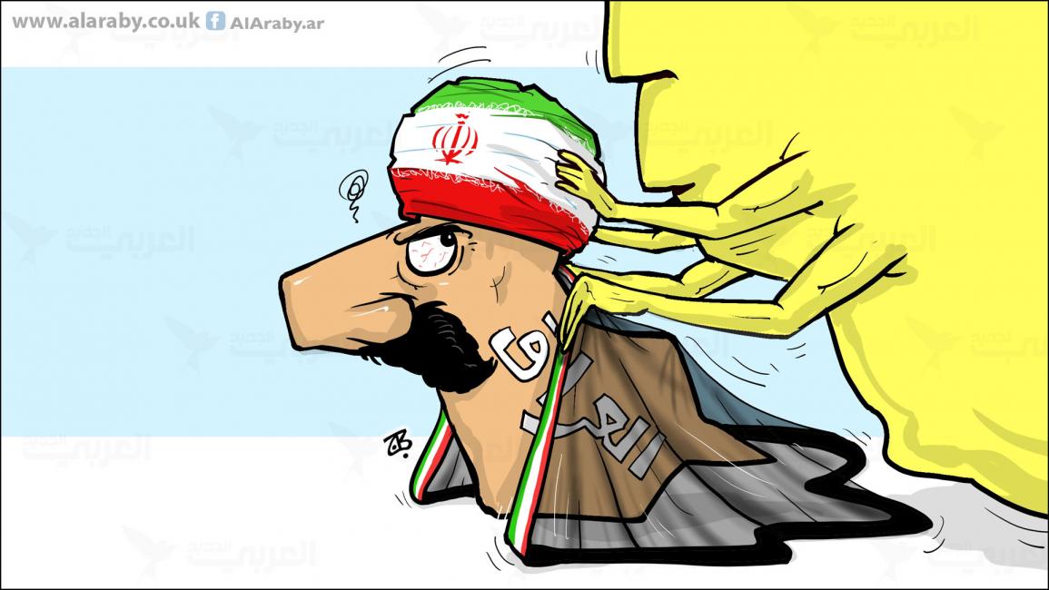 كاريكاتير العراق تحت العباءة / حجاج