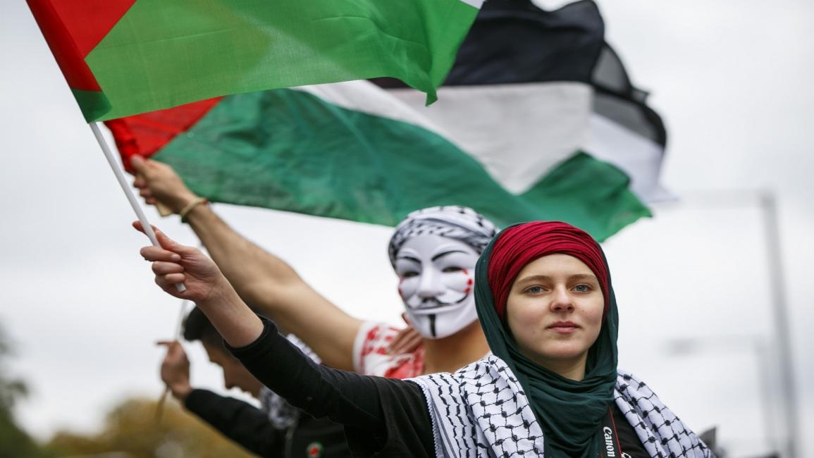أميركا/المجتمع/علم فلسطين/10-12-2015