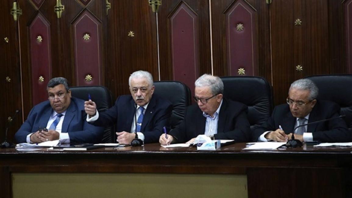وزير التعليم المصري في البرلمان (العربي الجديد)