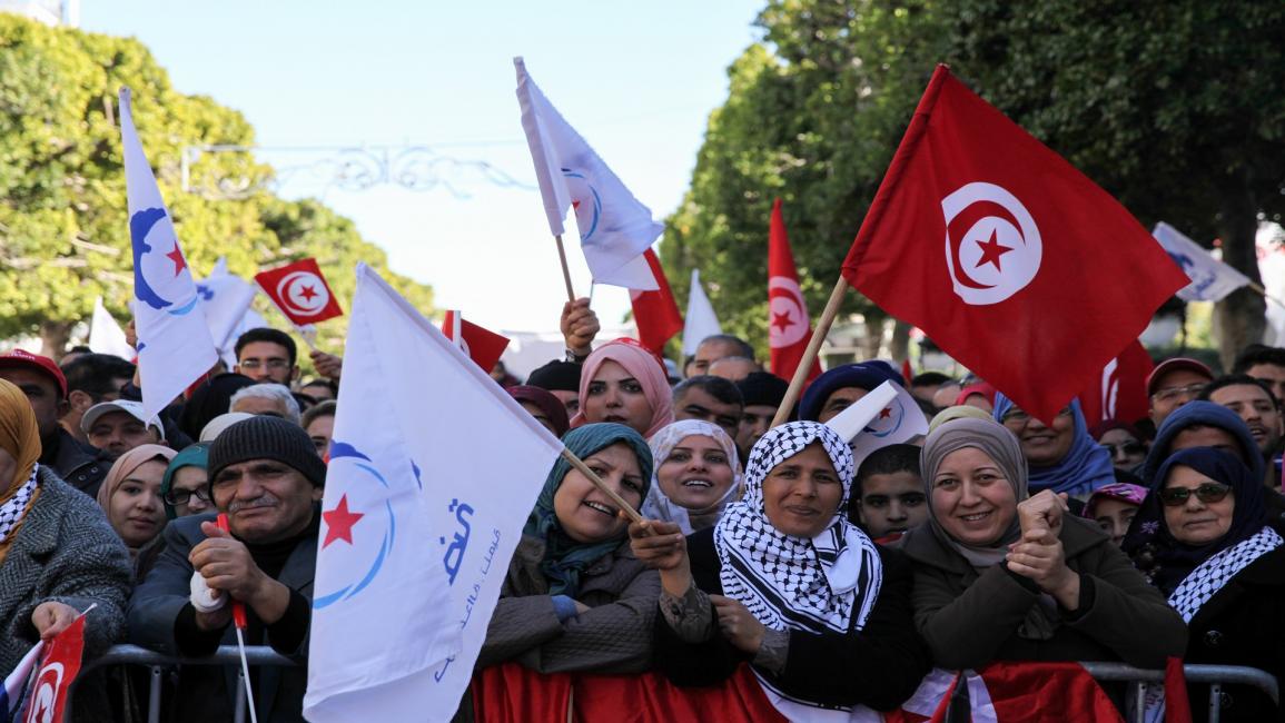 احتجاجات تونسية