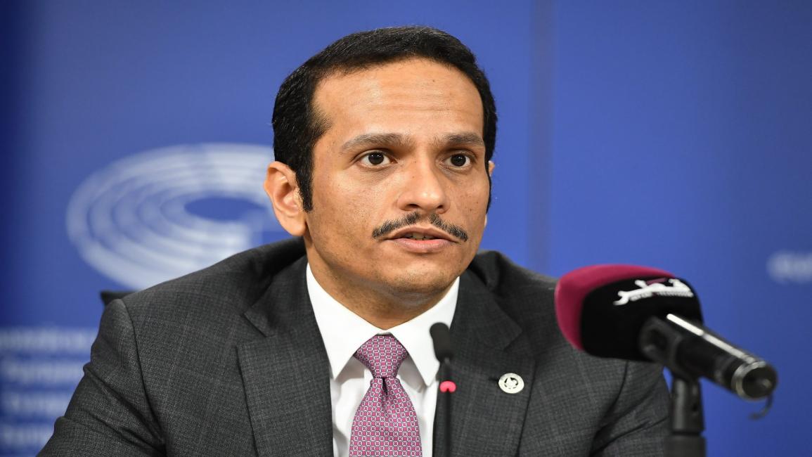 قطر/سياسة/وزير الخارجية القطري/(إيمانويل دانند/فرانس برس)