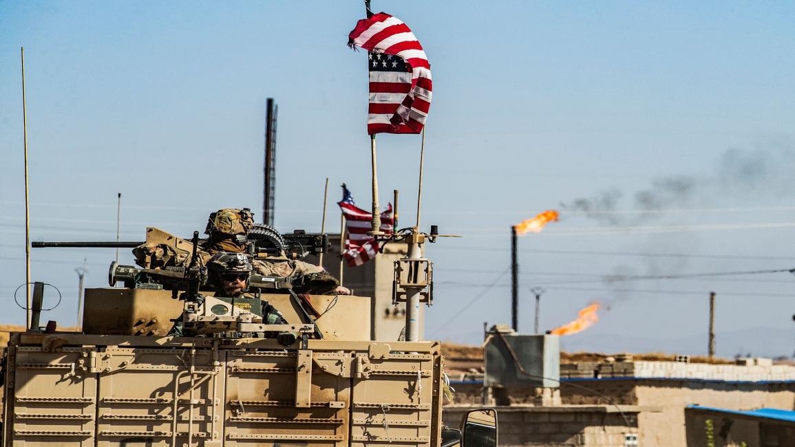 قوات أميركية عند حقول النفط السورية (فرانس برس)