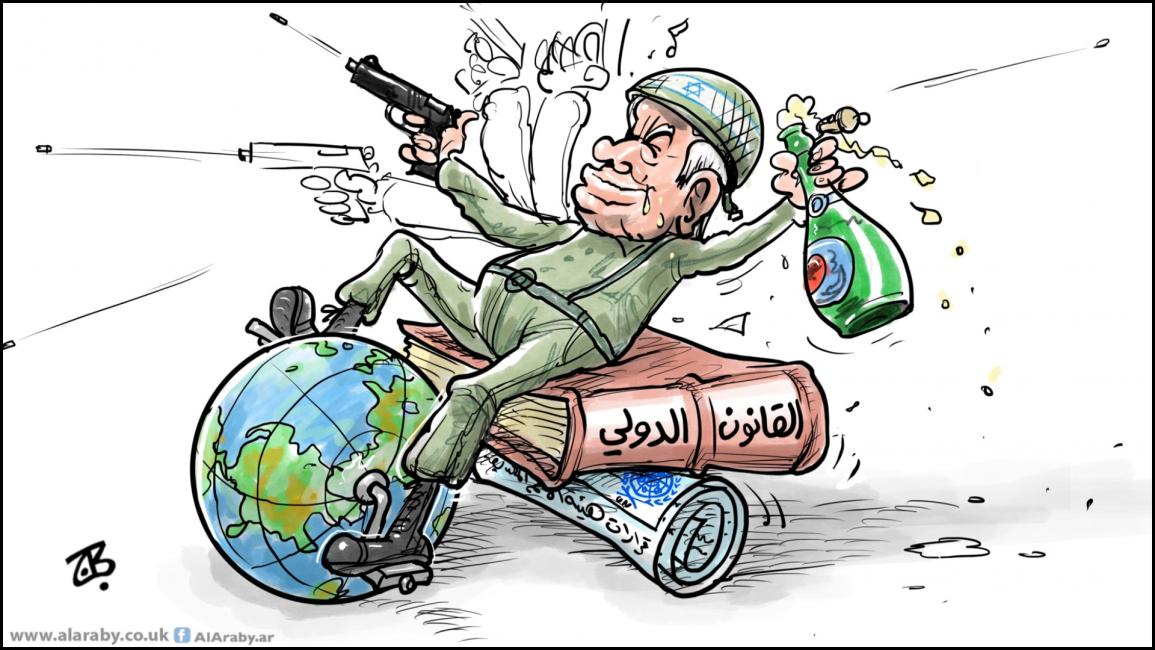 كاريكاتير نتنياهو والعالم / حجاج