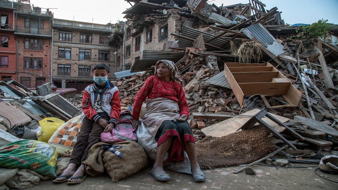 زلزال النيبال (Getty)