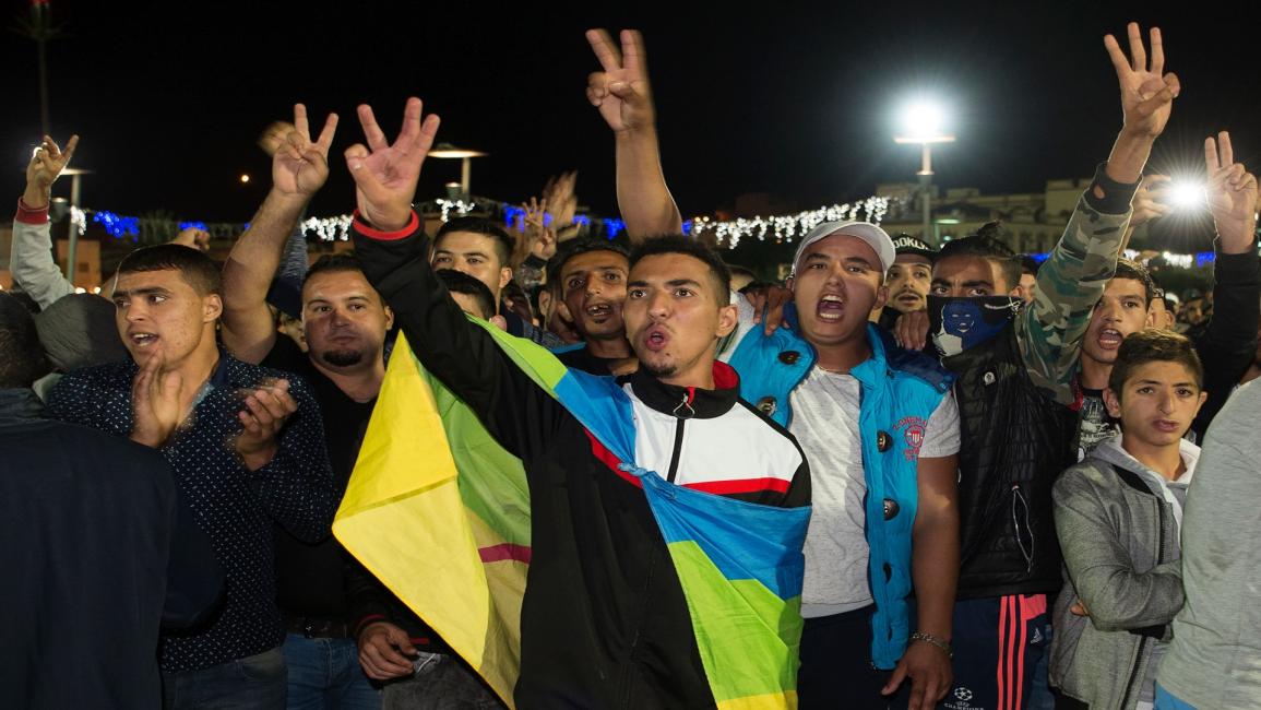 نشطاء أمازيغ في المغرب (فاضل سنة/Getty)