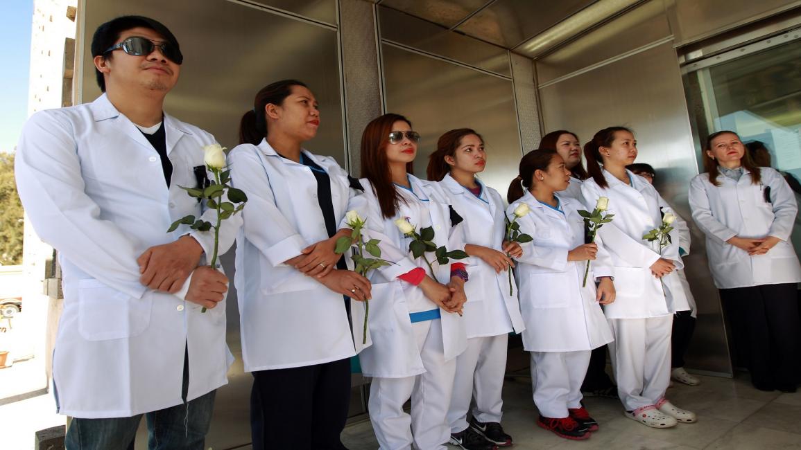 أطباء أجانب في صنعاء/مجتمع/21-8-2015 (محمد حويس/فرانس برس)