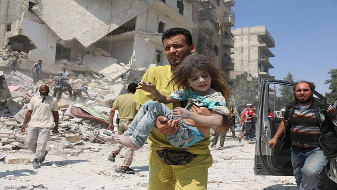 حلب قصف/أمير الحلب/فرانس برس