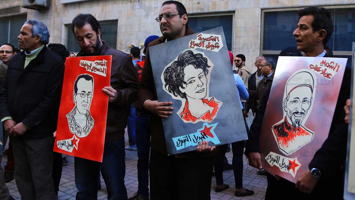 الذكرى الأربعين للناشطة "شيماء الصباغ" بميدان طلعت حرب