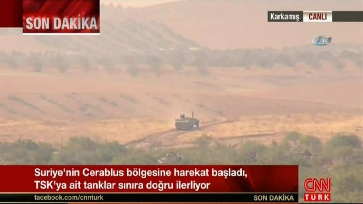 الجيش التركي يخترق الحدود السورية (فيسبوك)