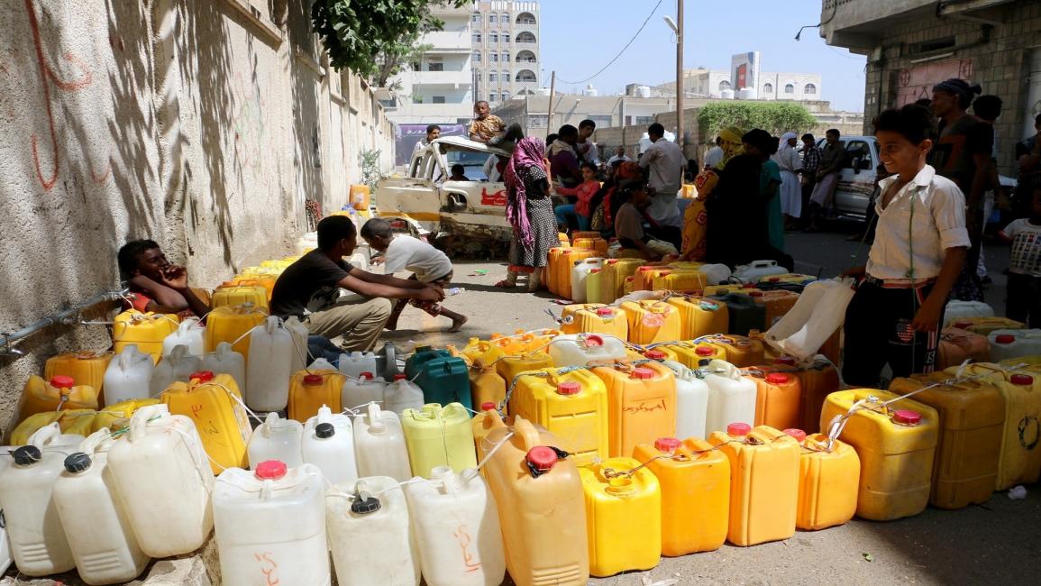 أزمة انقطاع المياه في اليمن (عبد الناصر الصادق/ الأناضول)