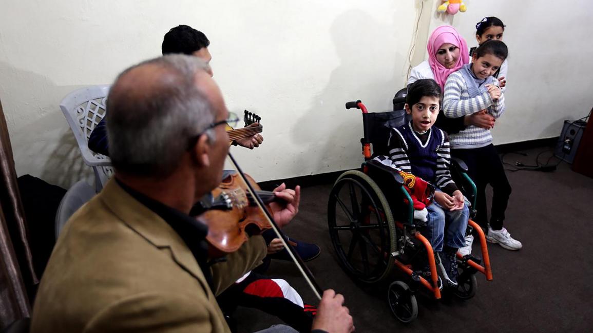 بعود وكمان.. أطفال غزة ذوو الاحتياجات الخاصة يغادرون انطوائيتهم
