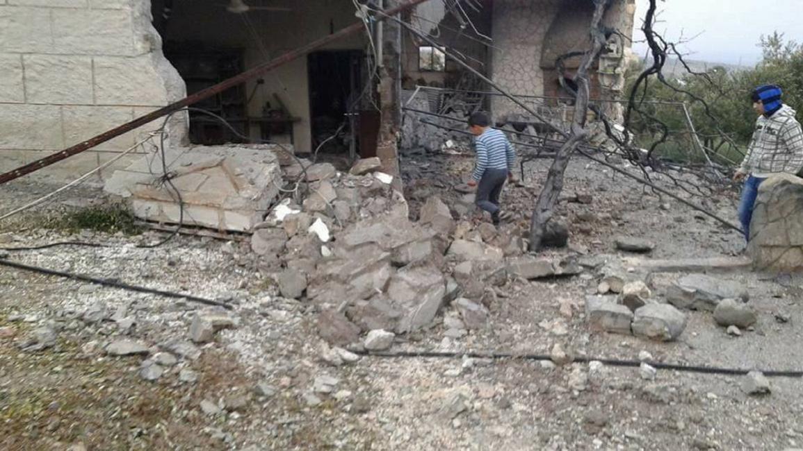 قصف منازل المدنيين في بلدات وقرى عفرين(فيسبوك)
