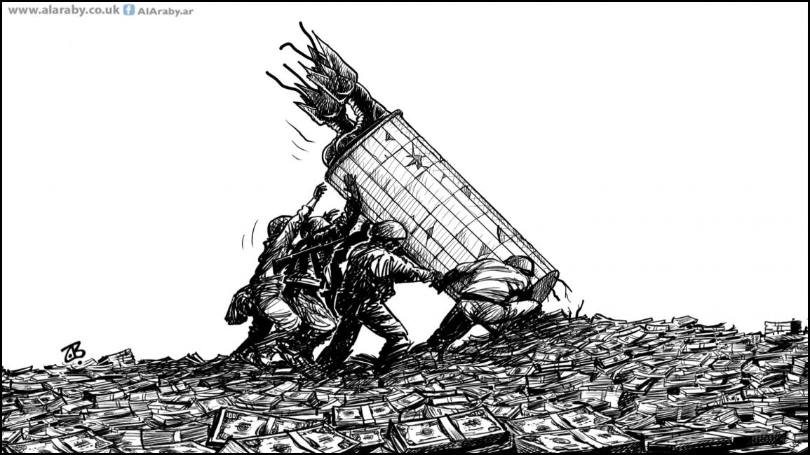 كاريكاتير الثورات المضادة / حجاج