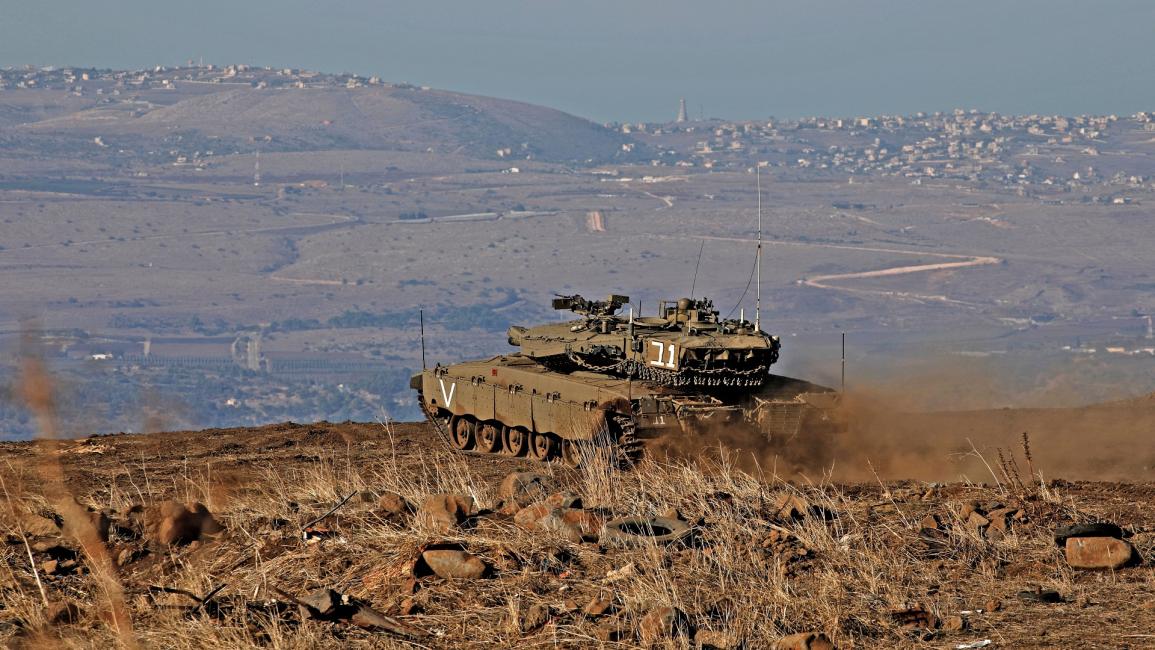 آلية عسكرية اسرائيلية في الجولان-سياسة-جلاء ماري/فرانس برس