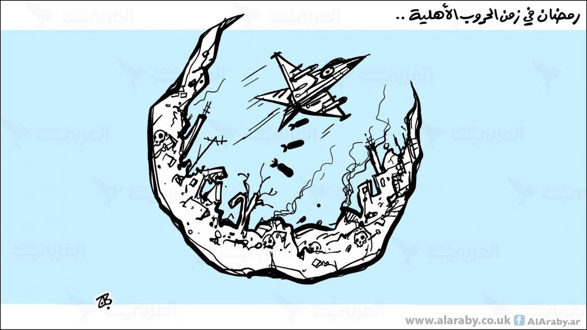كاريكاتير هلال الحروب / عماد حجاج