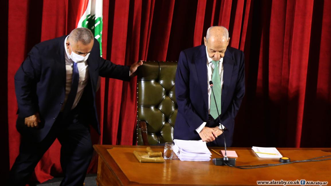 جلسة لمجلس النواب اللبناني في قصر الأونيسكو (حسين بيضون)