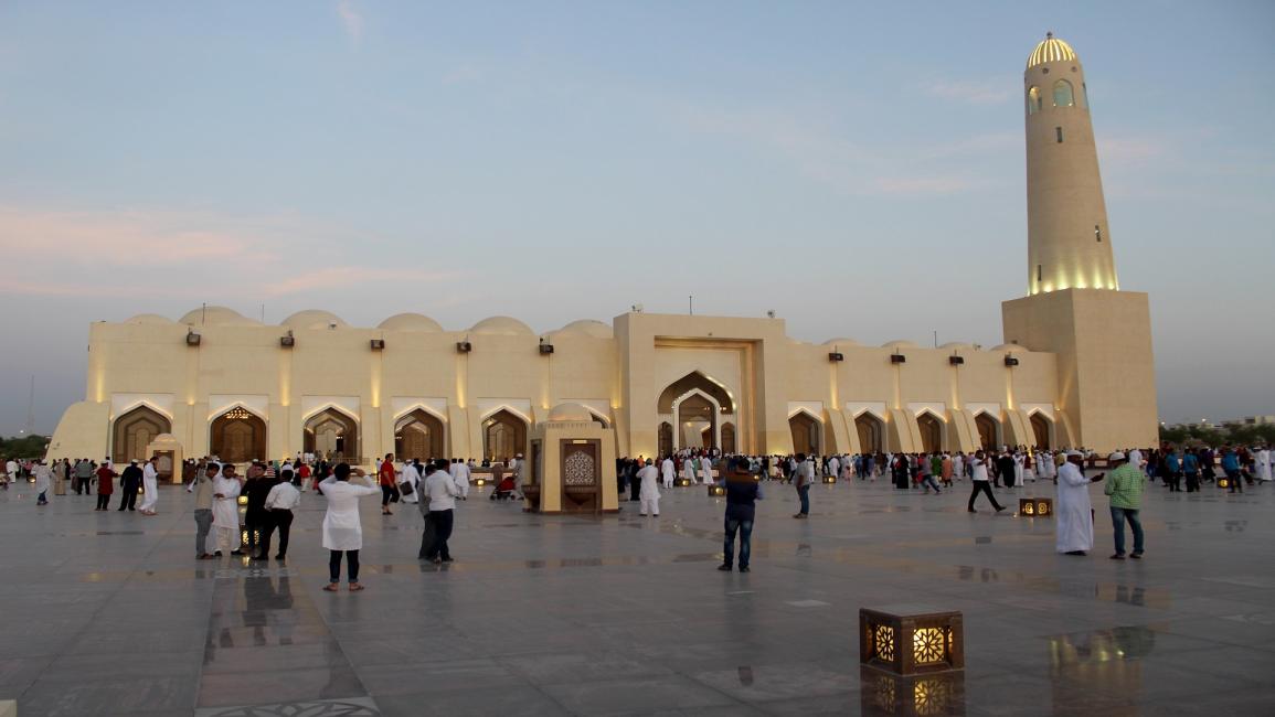 مسجد محمد بن عبد الوهاب في الدوحة(يوسف عبد الرحيم/الأناضول)