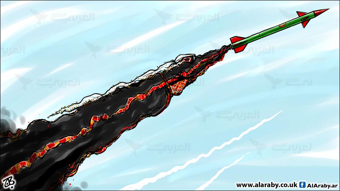 كاريكاتير الصاروخ / حجاج