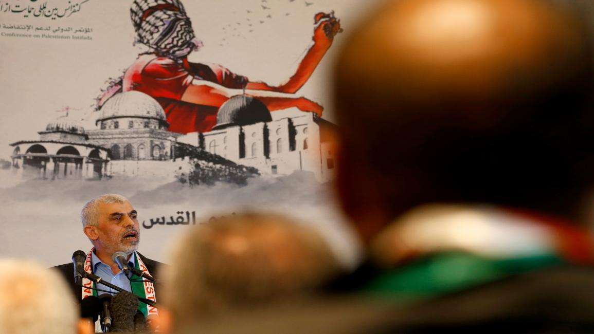 يحيى السنوار/حركة حماس-سياسة-محمد عبد/فرانس برس