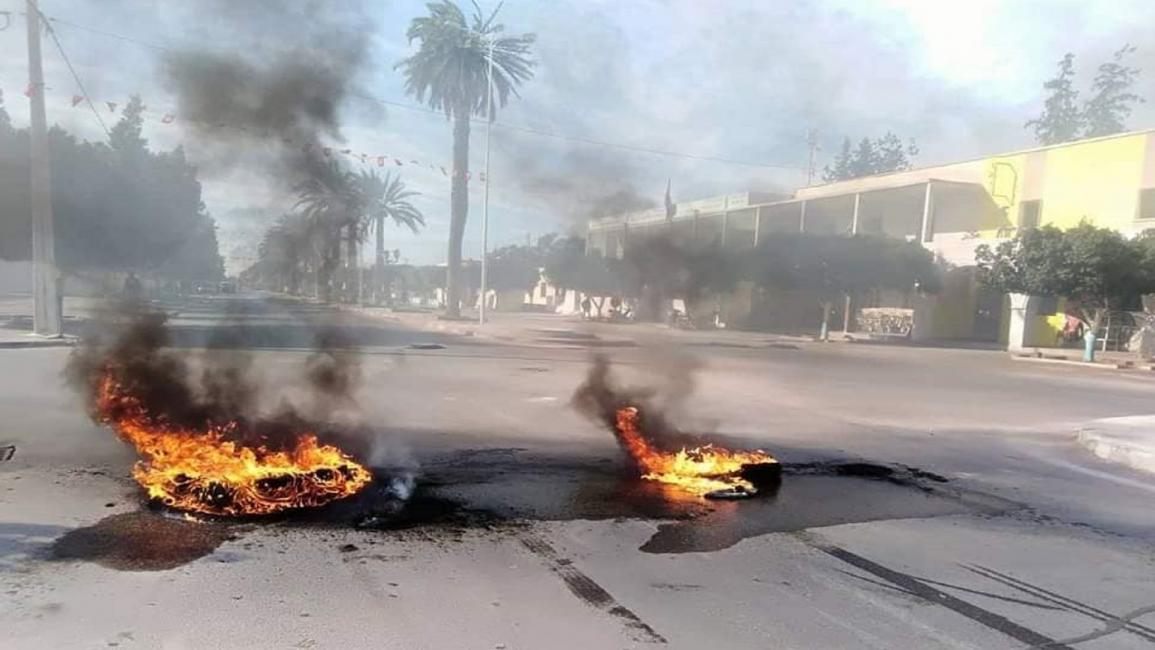 الاحتجاجات في القصرين التونسية تتواصل (فيسبوك)