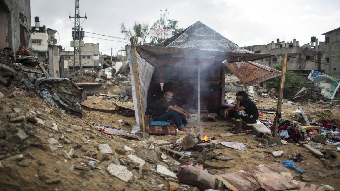 منخفض جوي غزة (العربي الجديد)