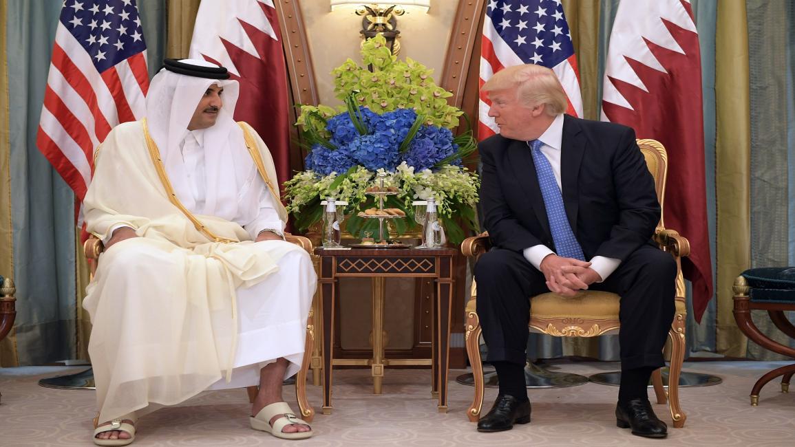 أمير قطر ودونالد ترامب/سياسة/مانديل نغان/فرانس برس