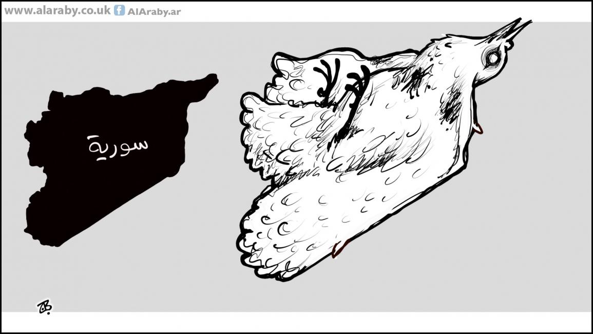 كاريكاتير السلام الميت / حجاج
