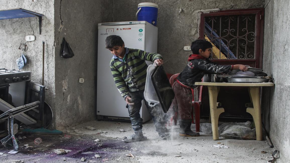قصف المدنيين في إدلب (عارف وتد/فرانس برس)