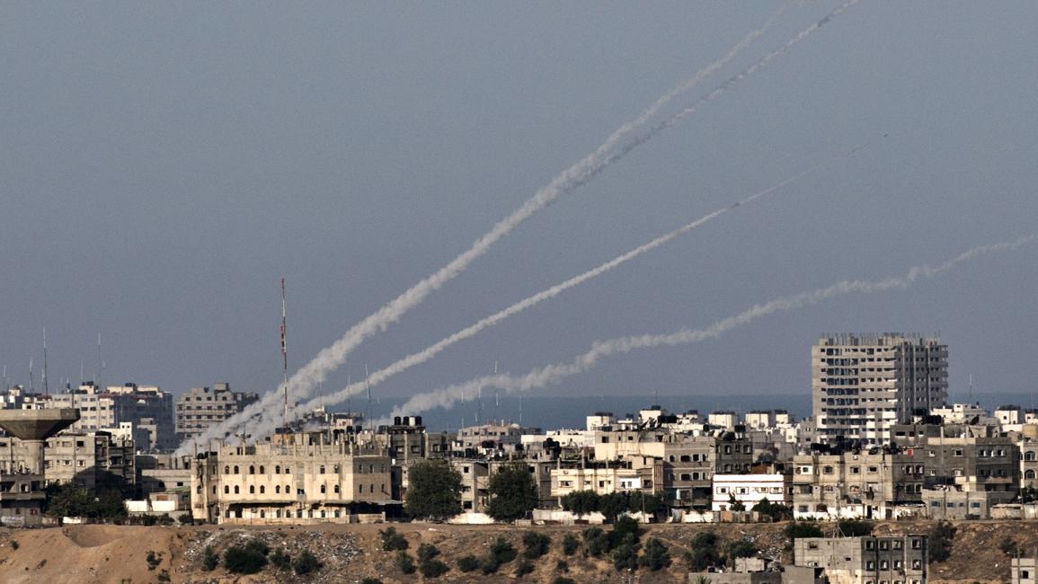 صواريخ غزة / ارشيفية