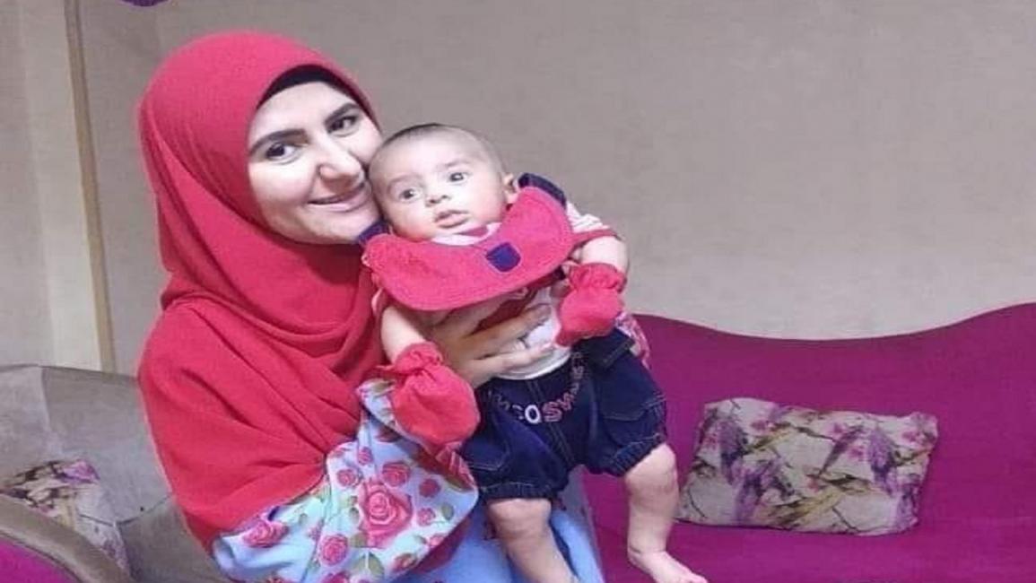ظهور المصرية مي ورضيعها فارس بعد إختفاء قسري (فيسبوك)