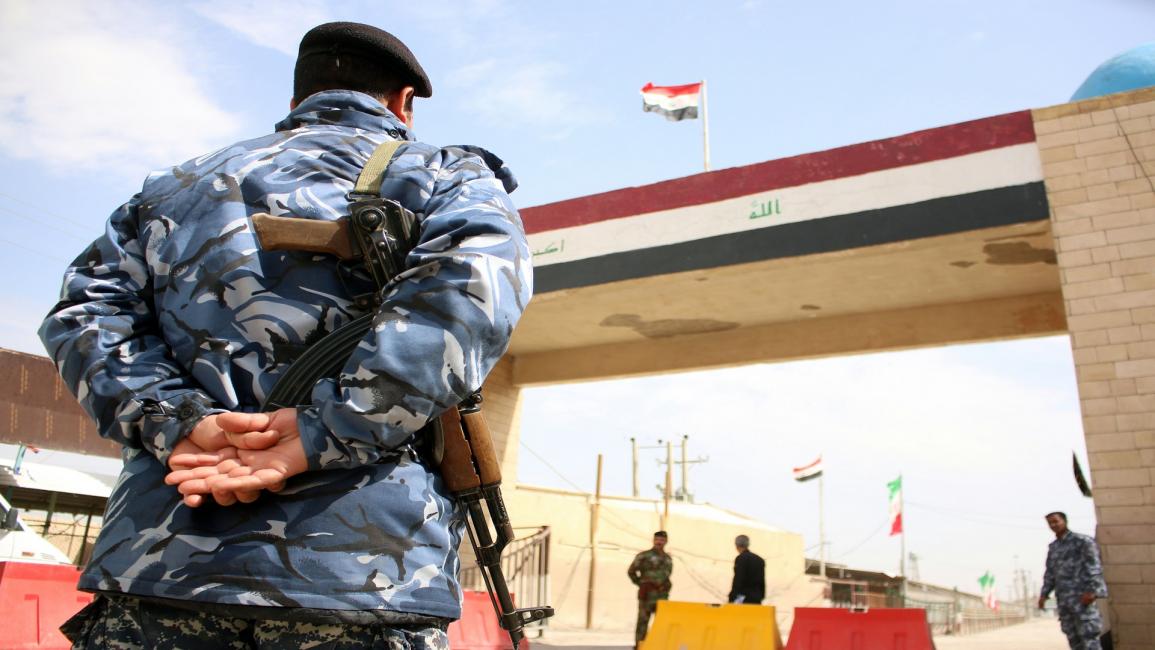 الحدود العراقية الإيرانية في البصرة (حيدر محمد علي/فرانس برس)