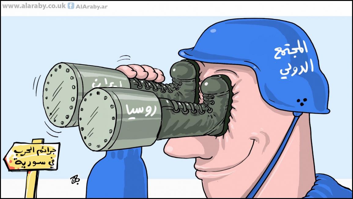 كاريكاتير روسيا وايران - حجاج